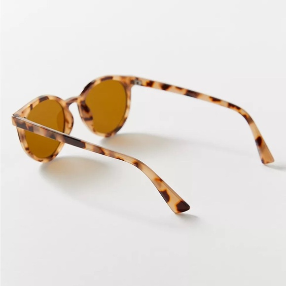 Bolinas Plastic Round Sunglasses, Tortoise, NWT - Picture 2 of 6